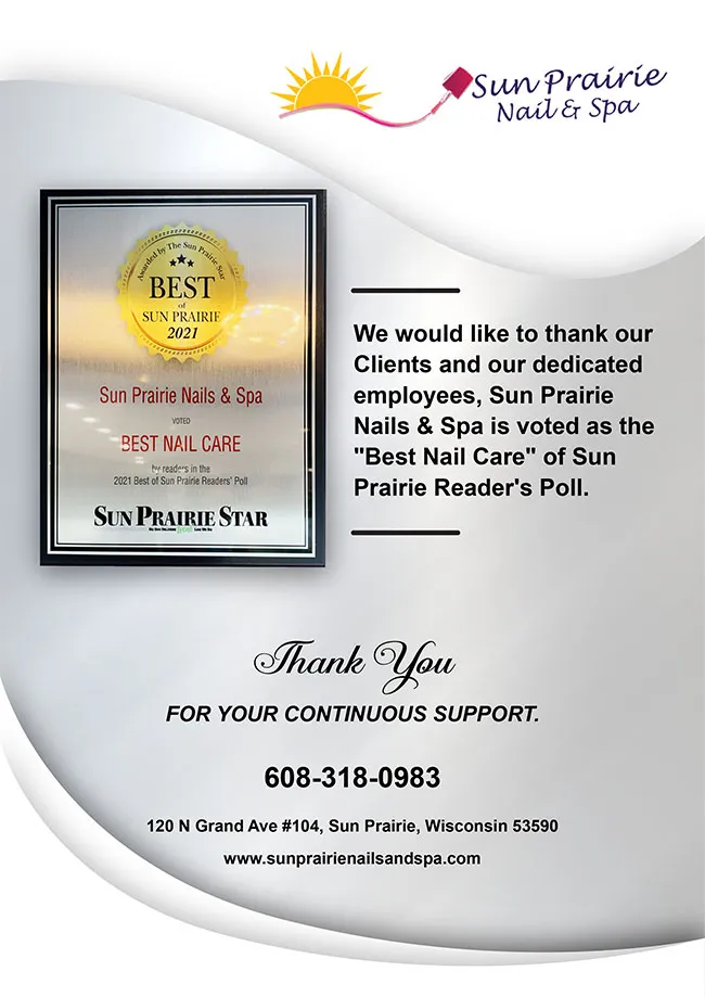 Salon 53590 Sun Prairie Nails & Spa of Sun Prairie, Wisconsin 53590